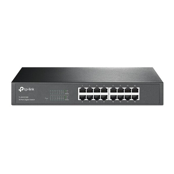 TP-Link 16-Port Gigabit Desktop/Rackmount Switch (TL-SG1016D)
