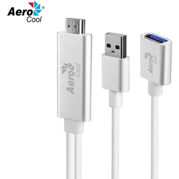 AeroCool Premium Universal USB HDMI TV Display Cable for iOS and Android Device