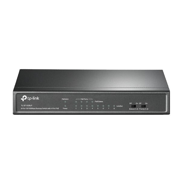 TP-Link 8-Port Desktop Switch with 4-Port PoE (TL-SF1008LP)