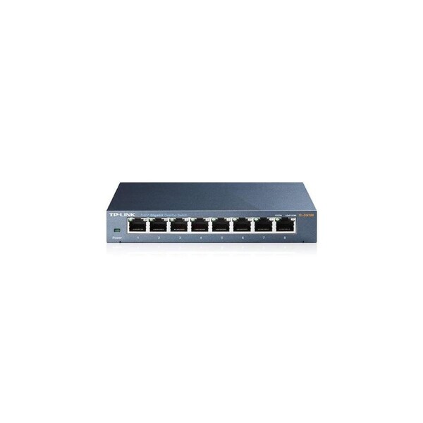 TP-Link 8-Port Desktop Gigabit Switch 8 10/100/1000M RJ44 ports (TL-SG108)