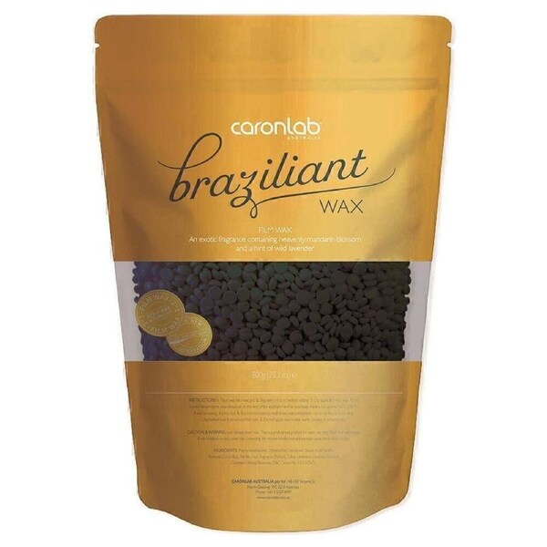 Caronlab Brazilliant Film Hard Wax Melts 800g Hot Waxing Hair Removal Bead