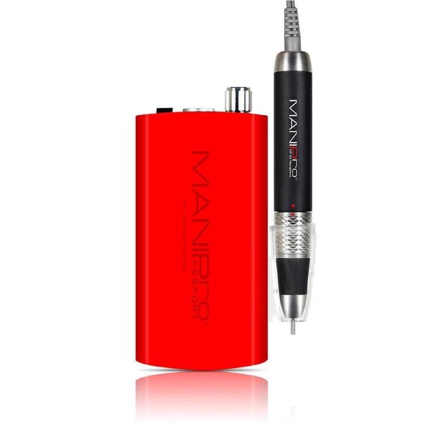 Kupa Manipro Passport Cordless K-60 Electric Nail Drill File Machine Red
