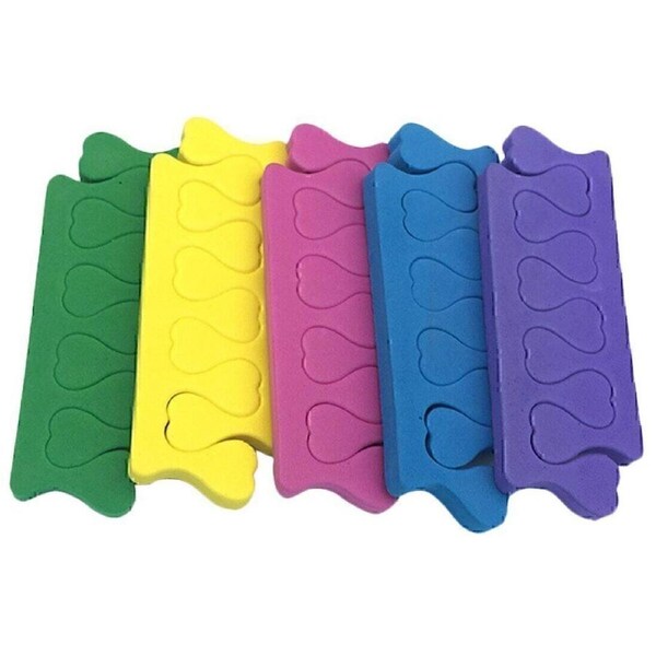 10pcs x Soft Sponge Foam Finger Toe Separator Nail Art Salon Pedicure Manicure