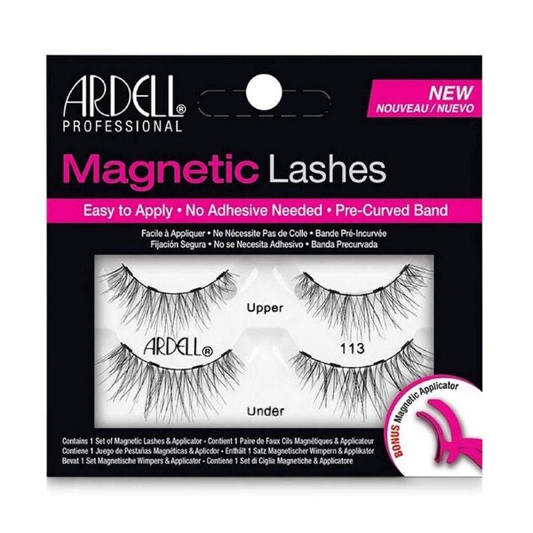 Ardell Magnetic Lashes 113 Black Fake False Eyelash Eye Extension
