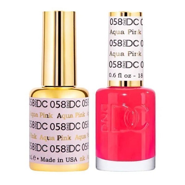 DND 058 Aqua Pink - DC Collection Nail Gel Polish 18ml