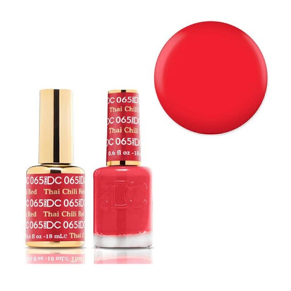 DND 065 Thai Chili Red - DC Collection Nail Gel Polish 18ml