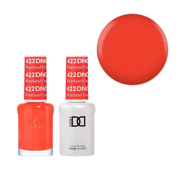 DND 422 Portland Orange - Daisy Collection Nail Gel Polish 15ml