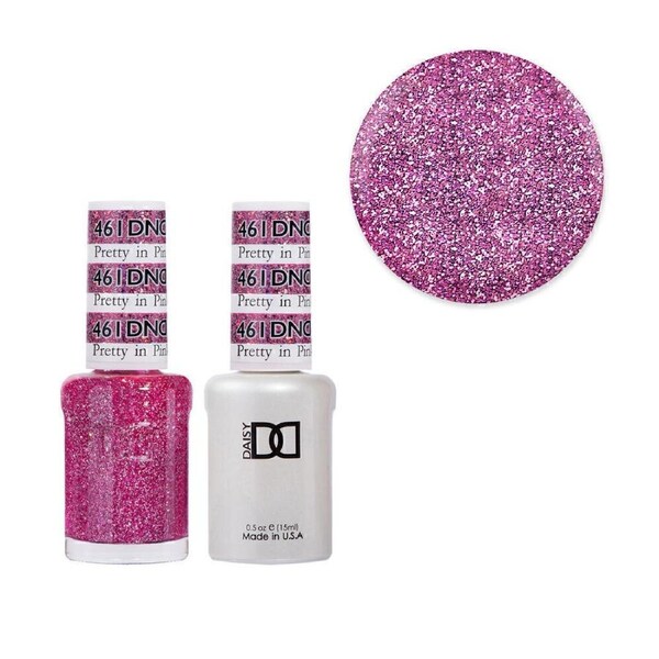 DND 461 Pretty In Pink - Daisy Collection Nail Gel Polish 15ml