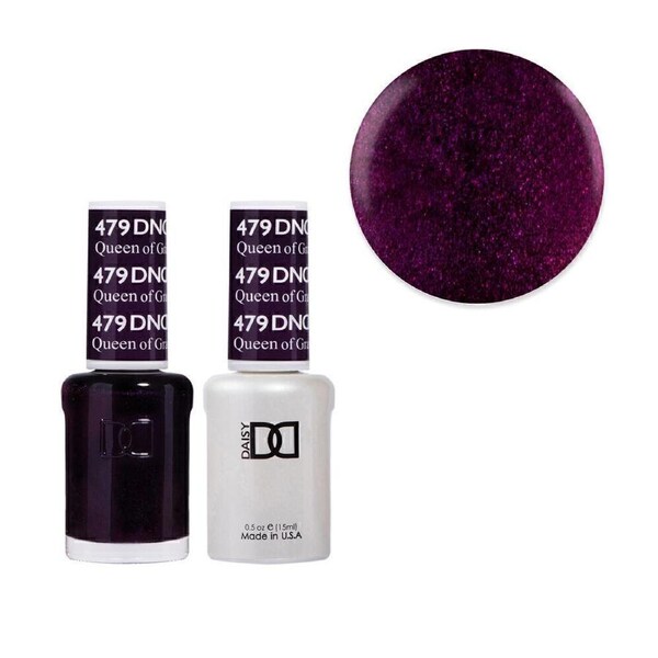 DND 479 Queen of Grape - Daisy Collection Nail Gel Polish 15ml