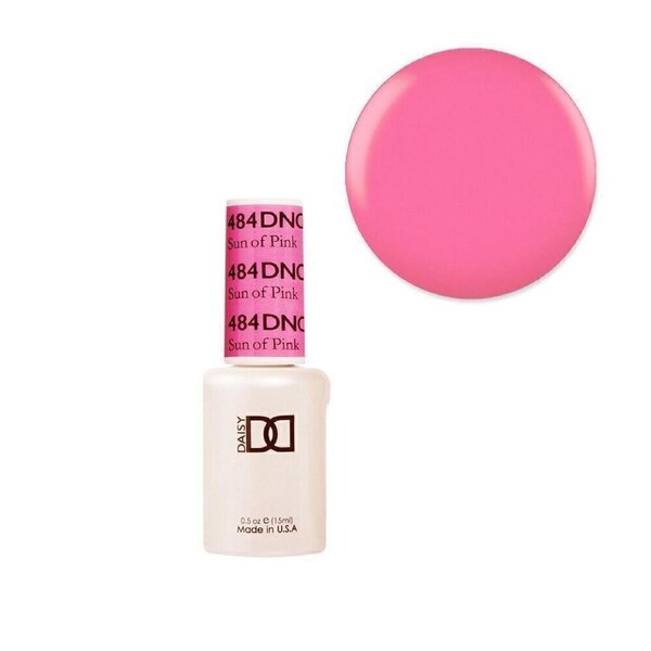 DND 484 Sun of Pink - Daisy Collection Nail Gel Polish 15ml