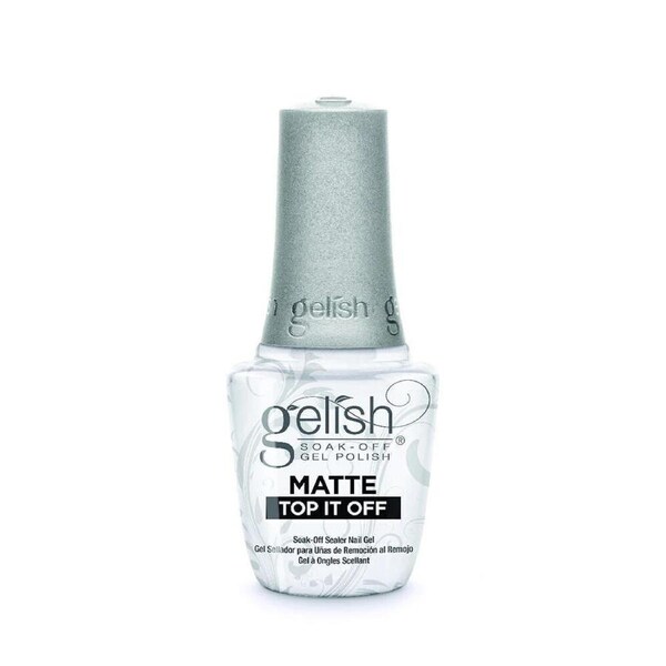 Harmony Gelish Soak Off Nail Gel Polish Matte Top It Off Top Coat 15ml