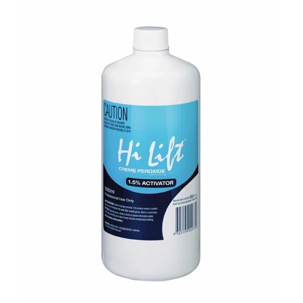Hi Lift Peroxide 5 Vol 1.5% Activator 1 Litre Hair Coloring Dye Developer Colour