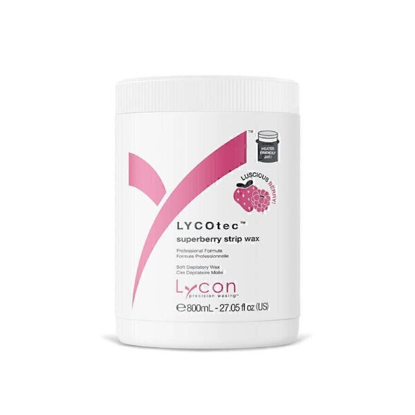Lycon Lycotec SuperBerry Strip Wax Waxing Hair Removal 800ml