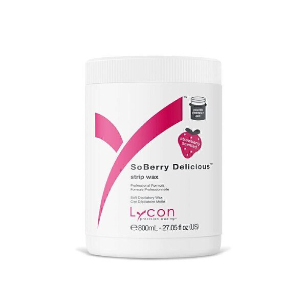 Lycon SoBerry Delicious Strip Wax Waxing Hair Removal 800ml
