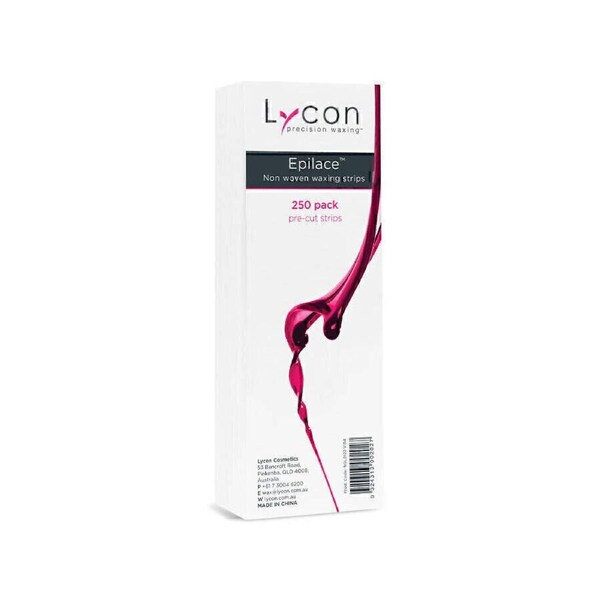 Lycon Epilace Pre Cut Non Woven Wax Waxing Strips 250 pcs Strip Hair Removal