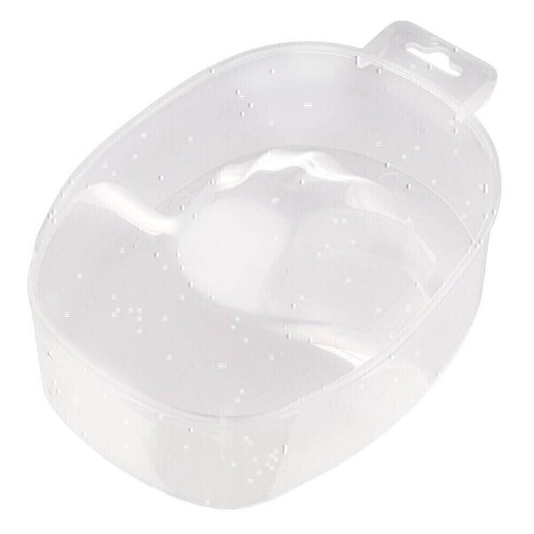 Manicure Bowl Nails Tip Finger Acetone Holder Liquid Soak Off Tray Remover Wash