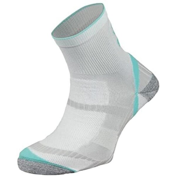 BRBL Atlas Socks Hiking Trekking Trail Run Outdoor Camping MADE IN ITALY Crew White/Blue / L