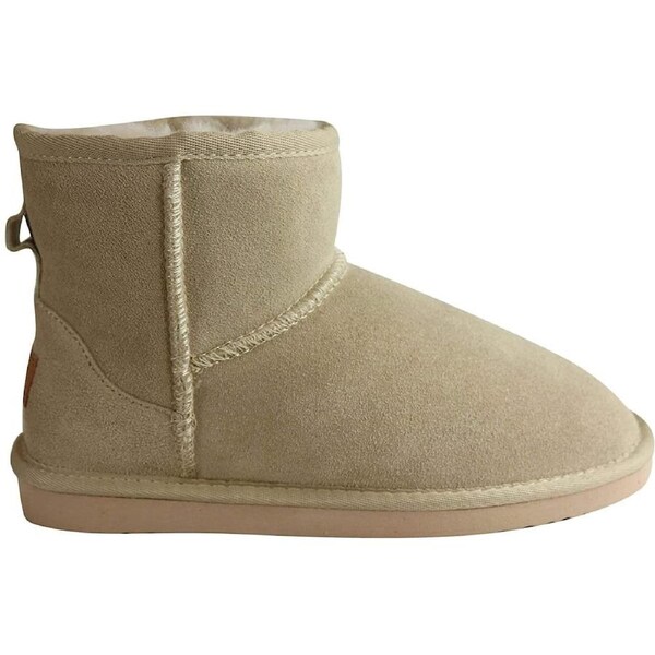 GROSBY Jillaroo Womens UGG Boots Genuine Sheepskin Suede Leather Moccasins Beige / 7