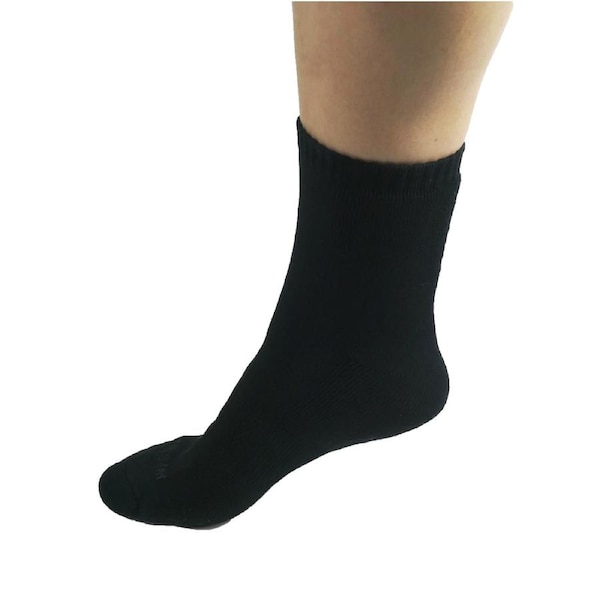 AXIGN Medical Circulation Socks Diabetic Socks - Black L/XL (Mens US 8-14, Womens US 11+)