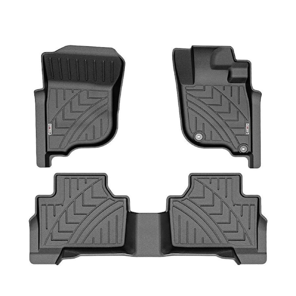 KIWI MASTER Car Floor Mats 3D TPE for Mitsubishi Pajero 2015-2023
