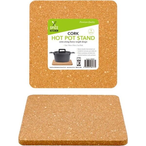 5x Thick Cork Hot Pot Stand Coaster Dish Drinks Heat Resistant Placemat Mat Pad