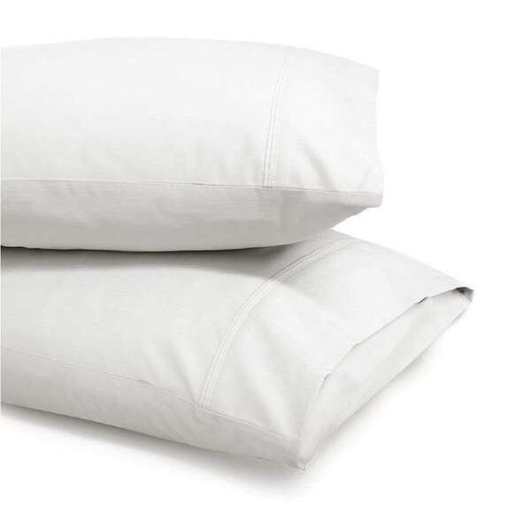MyHouse Ashton Pillow Case Pack Super Standard 53X76cm - White