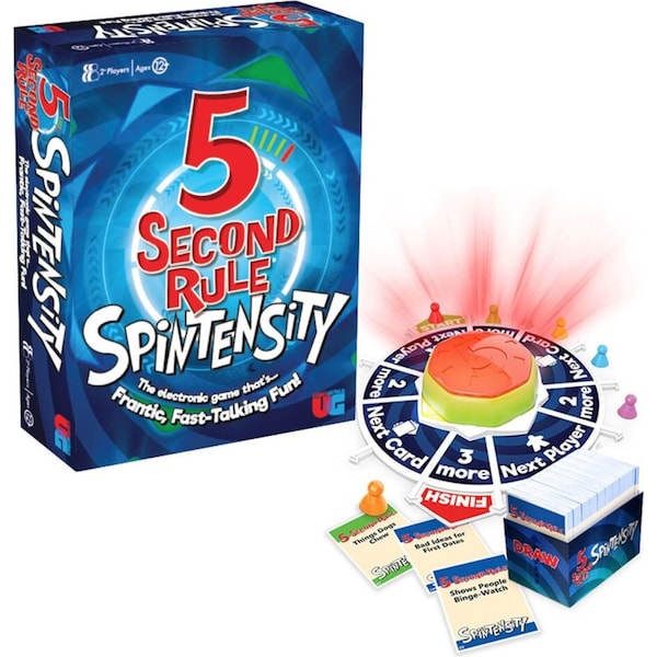 U Games 5 Second Rule Spintensity Family Fun Game Teen Toy 12y+ 2 Players