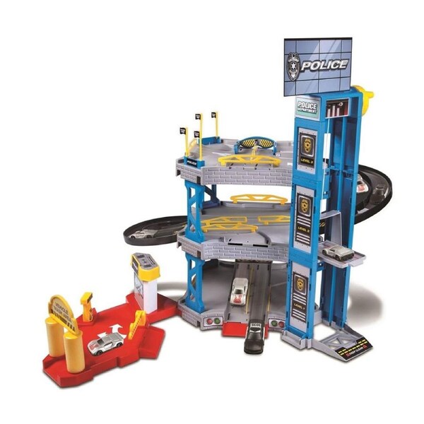Maisto Fresh Metal Command Center Police Station Kids Car Track Playset Car 3y+