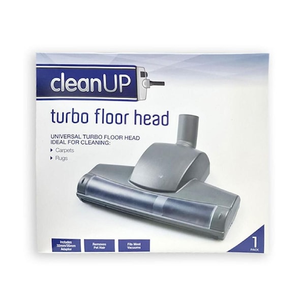 Clean Up 32mm/35mm Adapter Floor/Carpet Turbo Floor Head w/ f/ Vacuum Cleaners