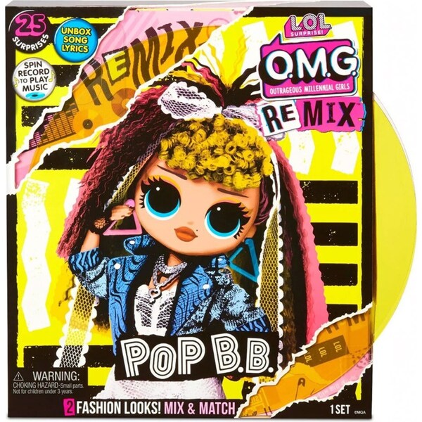 L.O.L Surprise High Fashion Doll OMG Remix Pop Musical Star Toy Kids Pop B.B