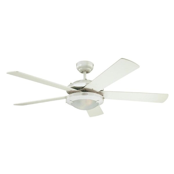 Westinghouse 132cm Comet Ceiling Fan w/Reversible Blade/Airflow/LED Light White