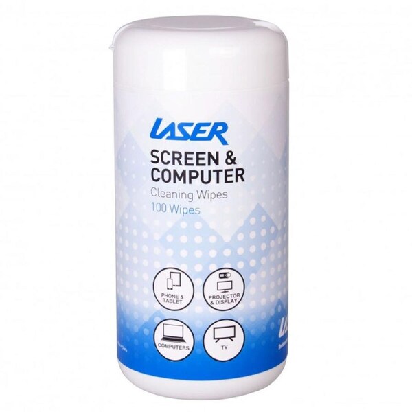 100pc Laser Alcohol Free Cleaning Wipes Cleaner for Electronics/Monitor Screens