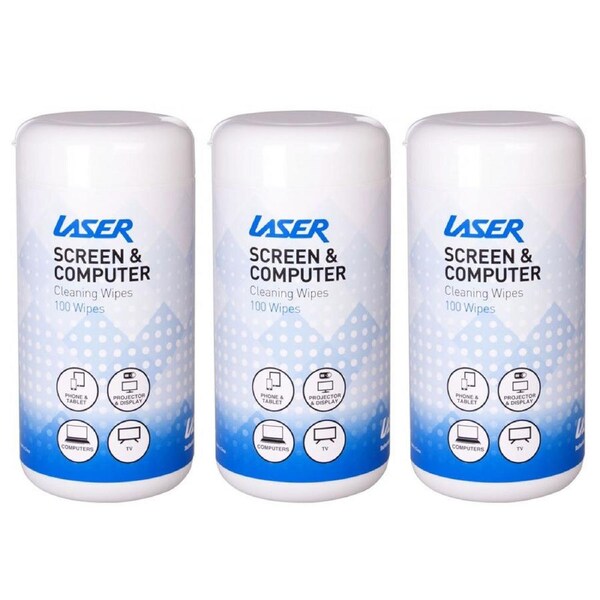 300pc Laser Alcohol Free Cleaning Wipes Cleaner for Electronics/Monitor Screens