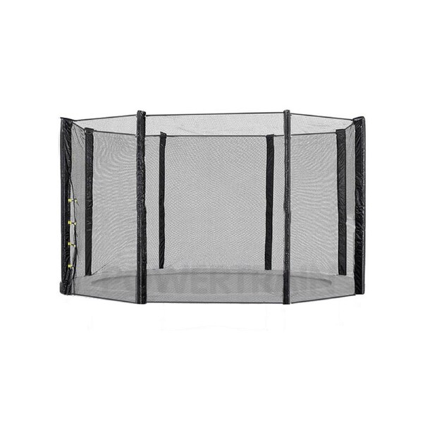 New 8ft Replacement Trampoline Safety Net Outdoor Enclosure 6 Post