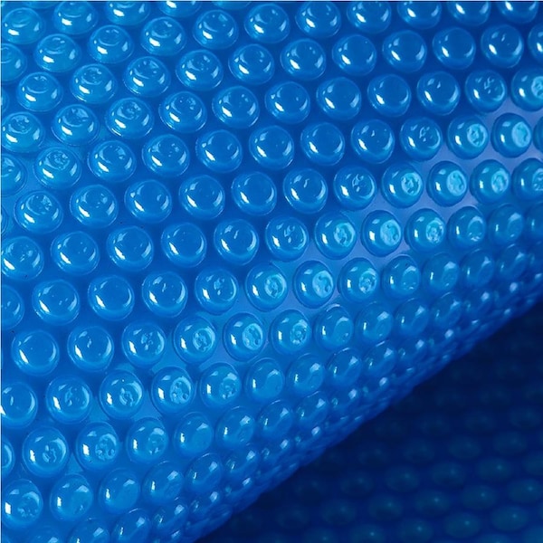 AURELAQUA Pool Cover 500 Micron 10x5m Solar Blanket Swimming Thermal Blue