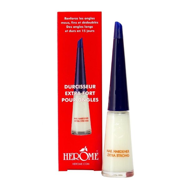 Herome Nail Hardener Extra Strong Coat Base Clear Polish Hard Nails 10ml