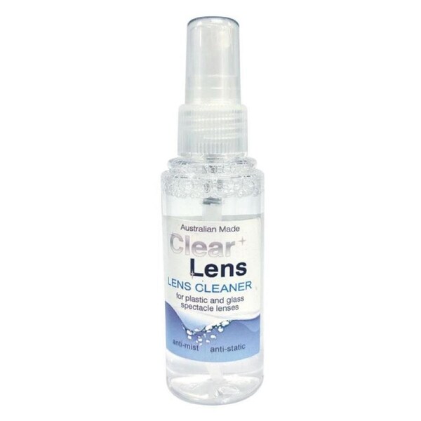 Clear Lens Plastic Eyeglass Glass Spectacle Lens Cleaner Solution 60ml