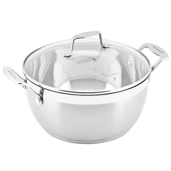 Scanpan 28cm Stew/Stock Pot Stainless Steel Induction/Gas Cookware w/ Lid Silver