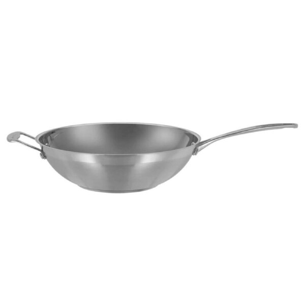 Scanpan Impact Stainless Steel 32cm Wok Induction/Gas/Electric Cookware Silver