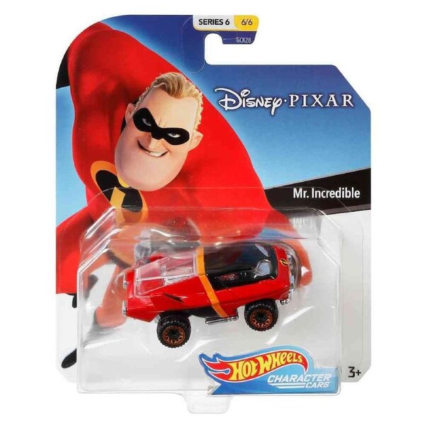 Hot Wheels Disney Pixar Mr Incredible Character Cars Series 6