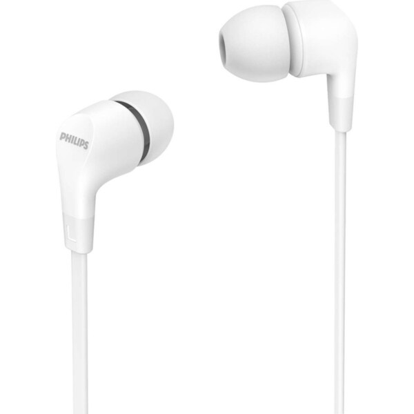 Philips Upbeat Series 1000 In-Ear Wired Headphones w/ Built-In Mic/3.5mm White