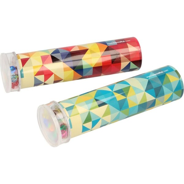 2x Majigg Tin Kaleidoscope Rotating/Twist Kids/Children Educational Toy Assorted