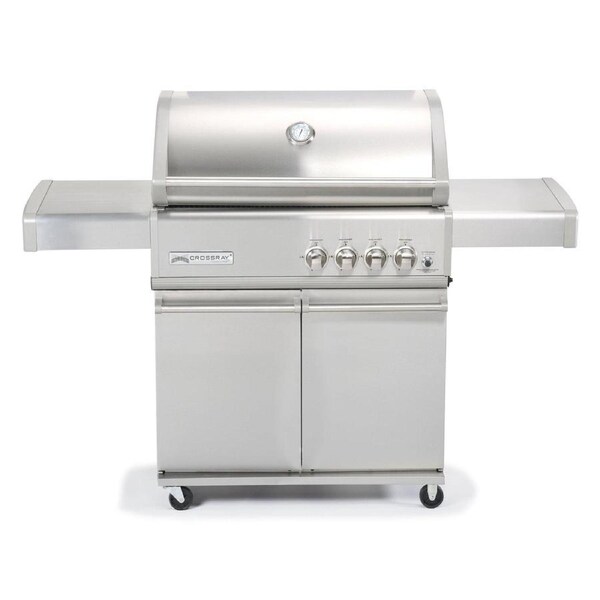 CROSSRAY X-Origin 4-Burner Gas BBQ with Trolley