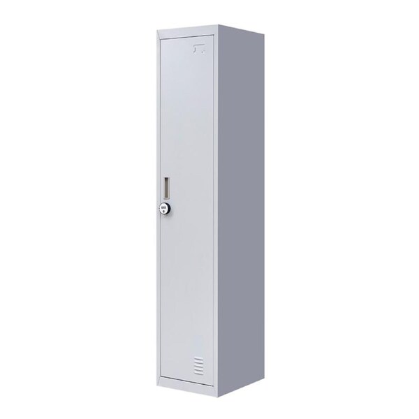 One-Door Office Gym Shed Clothing Locker Cabinet