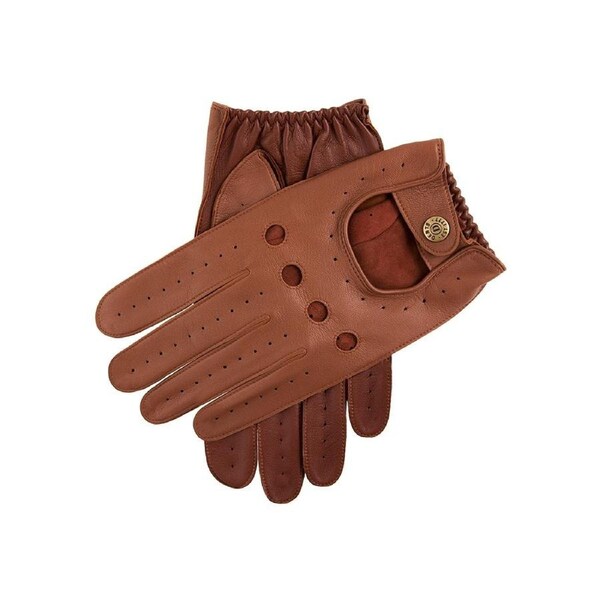 Dents Waverley Mens Leather Driving Gloves - English Tan Extra Large
