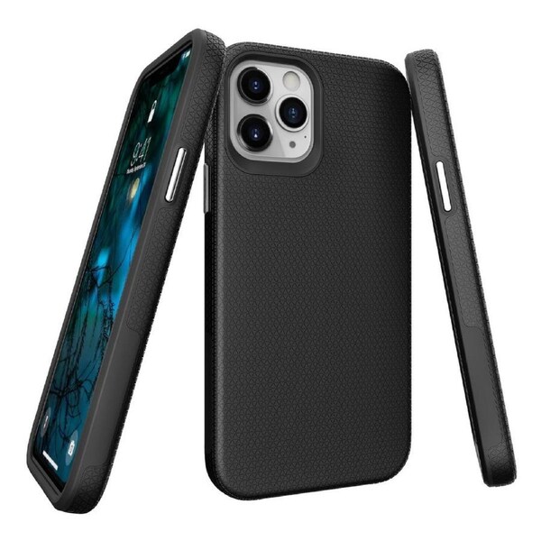 For iPhone 12 Pro/12 Case Armour Shockproof Strong Light Slim Cover Black