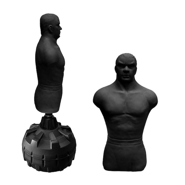 Hi Tech Silicone Free Standing Human Bob Boxing Punching Dummy Bag X-large Black