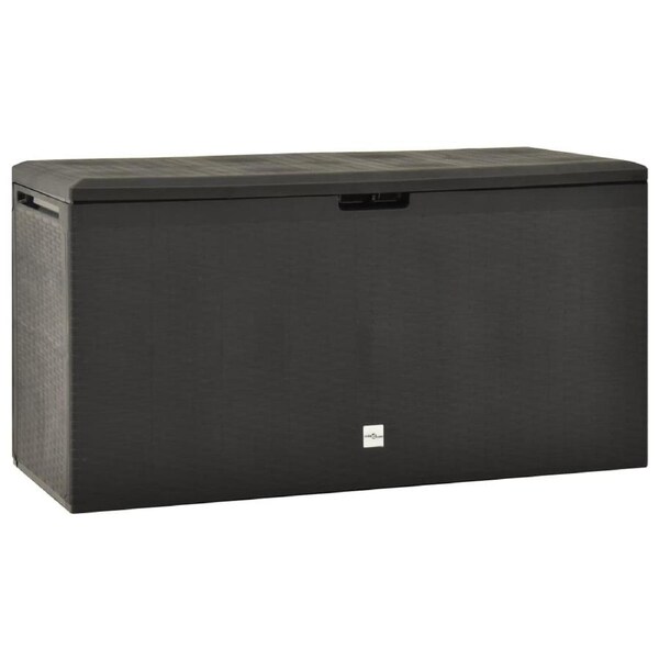 Garden Storage Box Anthracite 114x47x60 cm vidaXL