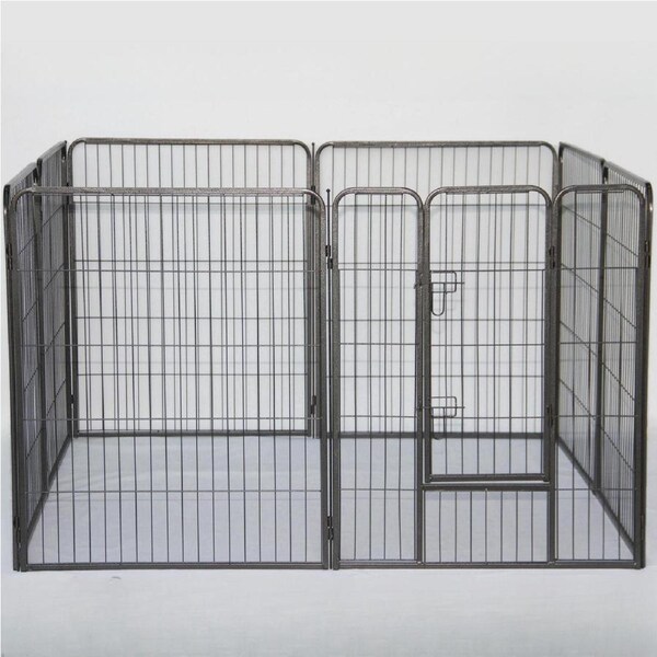 YES4PETS 100 cm Heavy Duty Pet Dog Puppy Rabbit Exercise Playpen Fence