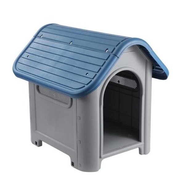 Medium Weather Resistant Plastic Pet Dog Puppy Cat House Kennel